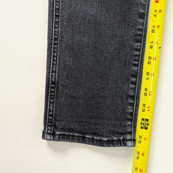 Madewell Stovepipe Straight 28 Charcoal Gray High Rise Minimalist Capsule Denim - Picture 8 of 11